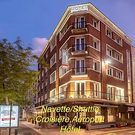 Отель The Originals Boutique, Le Marignan,le Havre Centre Gare Гавр